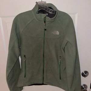 North face light green women’s jacket ( fleece)